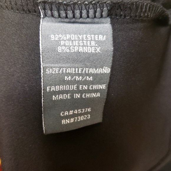 Suzy Shier Black Sleeveless Ruffle Top - Picture 3 of 3